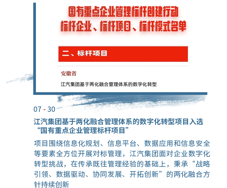7月30日yl12311线路检测集团基于两化融合管理体系的数字化转型项目入选“国有重点企业管理标杆项目”